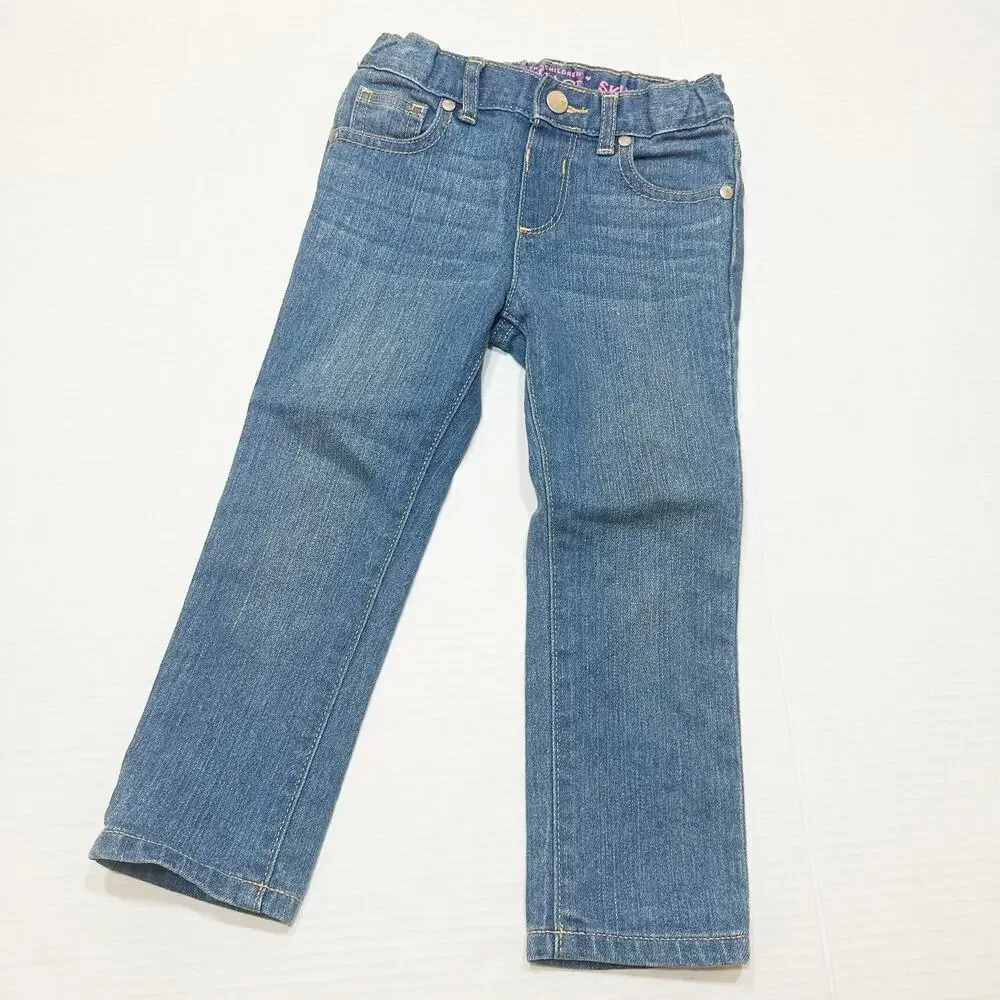 Bundle of Toddler Girls Bottoms sz 3T Jeans and Black Pants